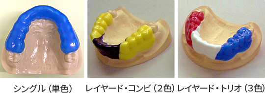 オーダーメイドマウスガードの種類